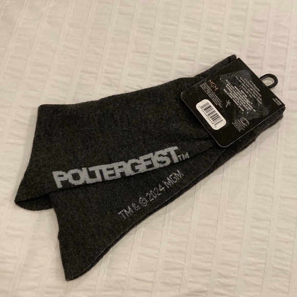 Poltergeist grey socks fits 6-12 new - Picture 8 of 9